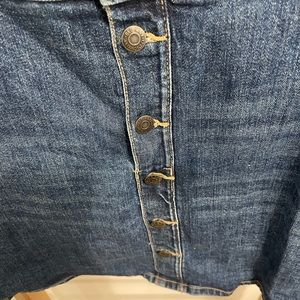 Old navy high waisted denim miniskirt.